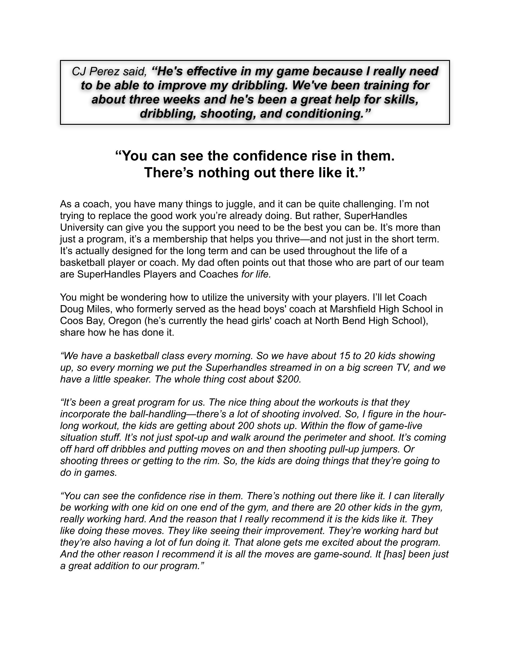 SuperHandles University For Teams — page 6