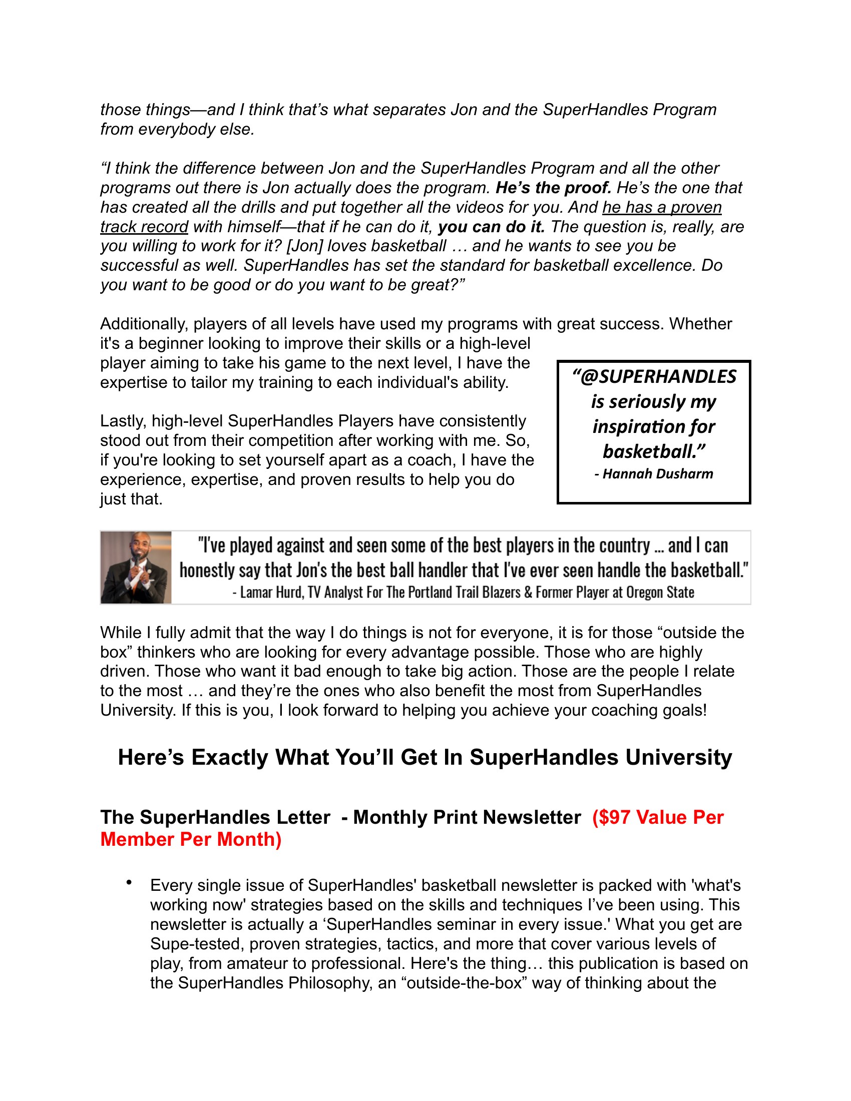 SuperHandles University For Teams — page 10